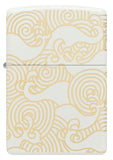 Zippo Waves Design White Matte 48909