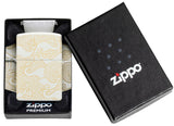 Zippo Waves Design White Matte 48909