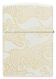 Zippo Waves Design White Matte 48909