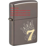 Zippo Lucky 7 Design Black Ice 48913