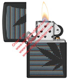 Zippo Plant Design Black Matte 48927