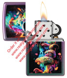 Zippo Mushrooms Design Iridescent 48929