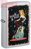 Zippo Cool Chick Design Satin Chrome 48930