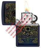 Zippo Elements Design Navy Matte 48958