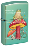 Zippo Mystical Frog Design High Polish Green 48973