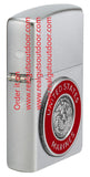 Zippo United States Marines Emblem Satin Chrome 48974