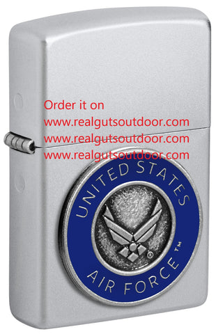 Zippo United States Air Force™ Emblem Satin Chrome 48976