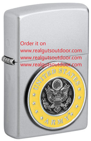 Zippo United States Army® Emblem Satin Chrome 48977