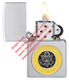 Zippo United States Army® Emblem Satin Chrome 48977