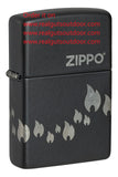 Zippo Design Black Matte with Chrome 48980
