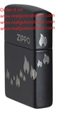 Zippo Design Black Matte with Chrome 48980