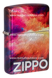 Zippo Tie Dye Design 540 Tumbled Chrome 48982