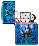 Zippo Anne Stokes Mystic Aura Fairy Design High Polish Blue 48985