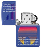 Zippo Flame Design Royal Blue Matte 48996