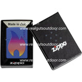 Zippo Flame Design Royal Blue Matte 48996