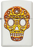 Zippo Sugar Skull White Matte 49003