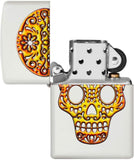 Zippo Sugar Skull White Matte 49003