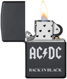 Zippo AC/DC Black Matte 49015