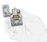 Zippo Mayans M.C. Pocket Lighter, High Polish Chrome 49032