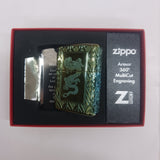 Zippo Armor High Polish Green Elegant Dragon 49054