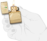 Zippo Eye of Providence High Polish Brass Design 49060