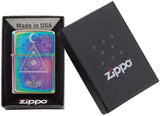 Zippo Eye of Providence Design Multi Color 49061