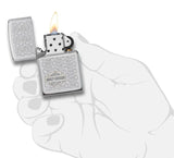 Zippo Unisex Harley Davidson Two Tone Satin Chrome 49062