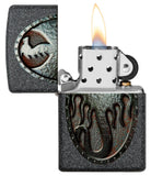 Zippo Metal Dragon Shield Design 49072