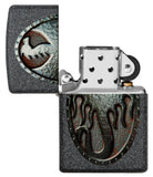 Zippo Metal Dragon Shield Design 49072