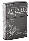 Zippo Playboy Laser 360° Design Black Ice 49085