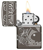 Zippo Playboy Laser 360° Design Black Ice 49085