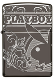 Zippo Playboy Laser 360° Design Black Ice 49085