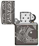 Zippo Playboy Laser 360° Design Black Ice 49085