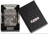 Zippo Playboy Laser 360° Design Black Ice 49085