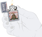 Zippo Don't Tread on Me American Flag Street Chrome 49086