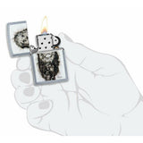 Zippo Spazuk Lion with Bird Perched on Rose Street Chrome 49088