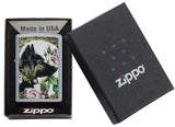 Zippo Spazuk German Shepherd with Flowers Street Chrome 49089