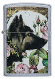 Zippo Spazuk German Shepherd with Flowers Street Chrome 49089