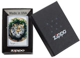 Zippo Spazuk Tiger Design Street Chrome 49090