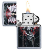Zippo Anne Stokes Dragon Warrior Street Chrome 49096
