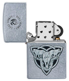 Zippo Anne Stokes Wolf Pack Trinity Street Chrome 49099