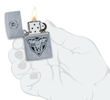 Zippo Anne Stokes Wolf Pack Trinity Street Chrome 49099