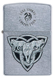 Zippo Anne Stokes Wolf Pack Trinity Street Chrome 49099