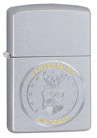 Zippo U.S. Air Force Pocket Emblem Satin Chrome 49147