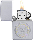 Zippo US Navy Emblem Satin Chrome 49148