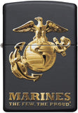 Zippo U.S. Marine Corps. Logo Black Matte 49149