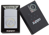 Zippo U.S. Marine Corps. Emblem Satin Chrome 49150
