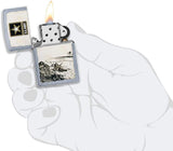 Zippo U.S. Army Battle Scene Street Chrome 49152