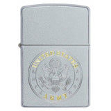 Zippo U.S. Army Emblem Satin Chrome 49153