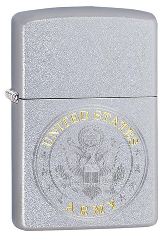 Zippo U.S. Army Emblem Satin Chrome 49153